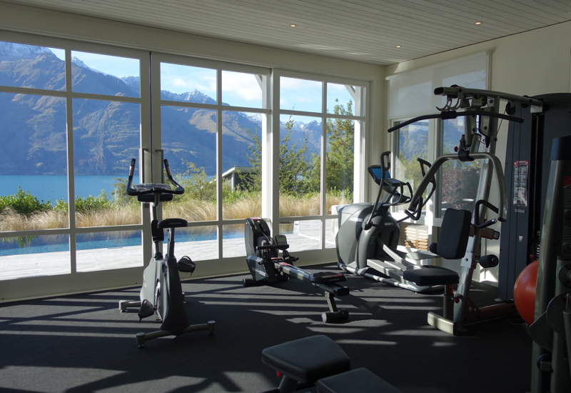 Fitness Center, Matakauri Lodge Review