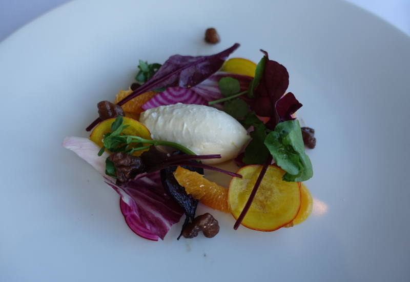 Goat Cheese Mousse Appetizer, Matakauri Lodge Review