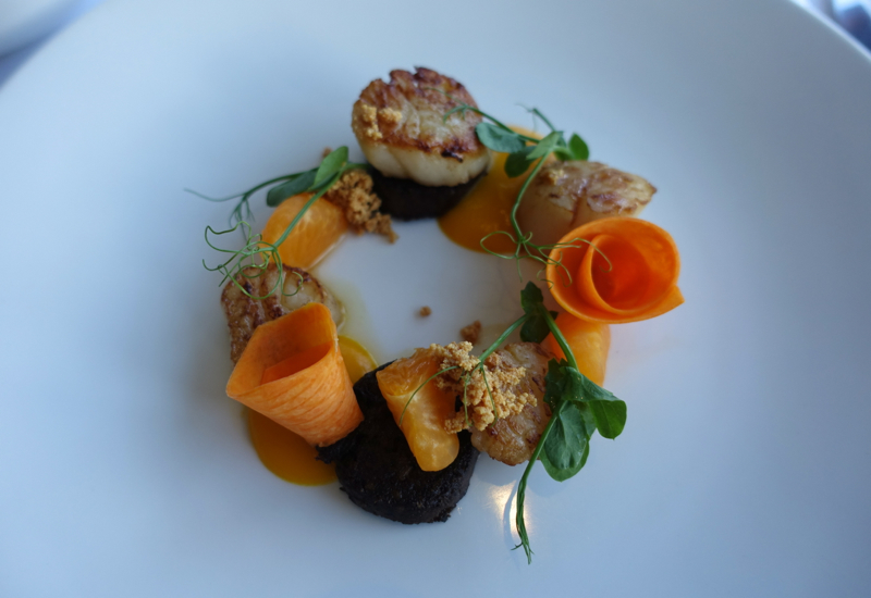 Roasted Scallops, Matakauri Lodge Dinner Review