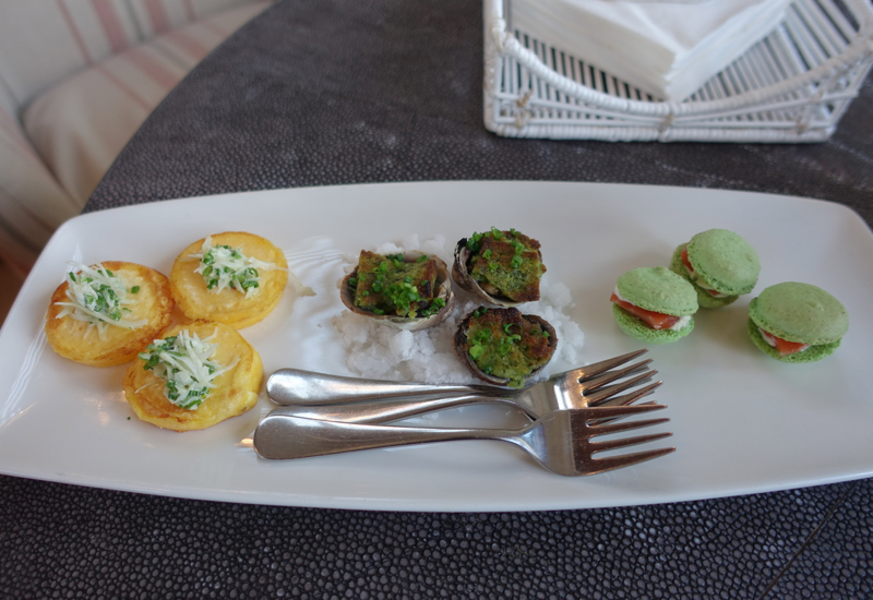 Matakauri Lodge Dining Review-Pre-Dinner Canapes