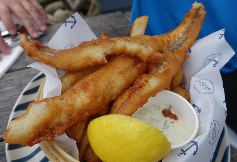 Beer Battered Fish and Chips, The Boathouse Palm Beach