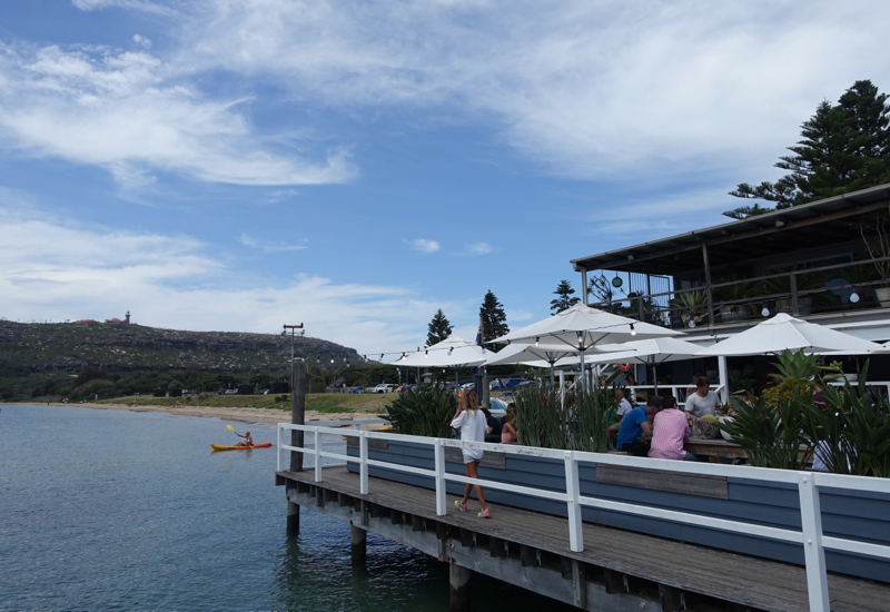 Outdoor Seating at The Boathouse Palm Beach Australia