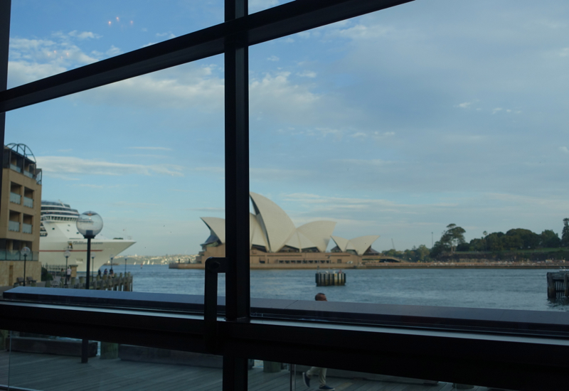 View of Sydney Opera House from Park Hyatt Sydney Restaurant