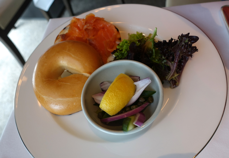 Smoked Salmon and Cream Cheese Bagel, Park Hyatt Sydney Review