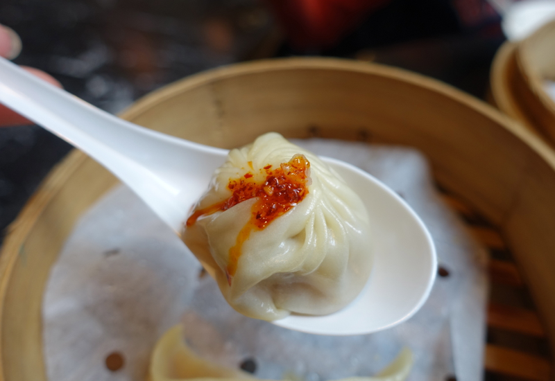 Xiao Long Bao with Chili Sauce, Din Tai Fung Review