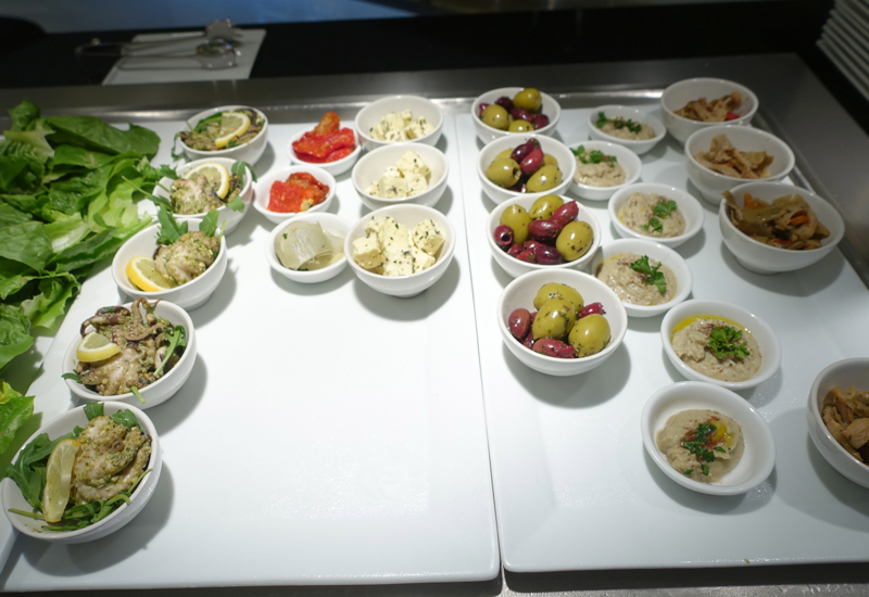 Mezze (Appetizers), Etihad Sydney Lounge Review