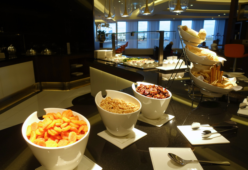 Dried Apricots and Nuts, Etihad Lounge, Sydney Review