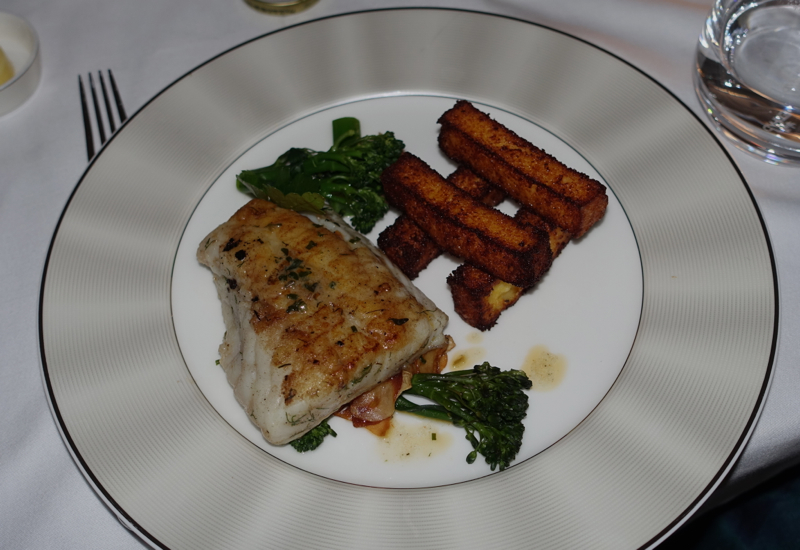 Grouper Chef's Special and Polenta Fries, Etihad First Apartment Review