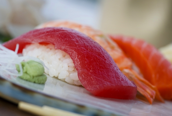 Sushi at the Sandbar Restaurant, Granville, Vancouver