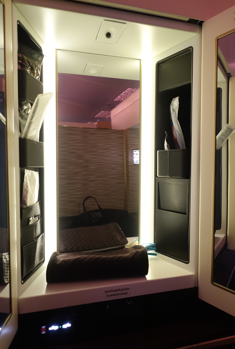 Vanity and Amenity Kit, Etihad A380 First Apartment Review