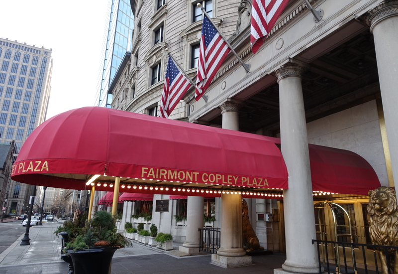 Entrance, Fairmont Copley Plaza Boston Review