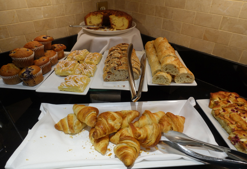 Pastries, Fairmont Copley Plaza Gold Floor Club Lounge Review