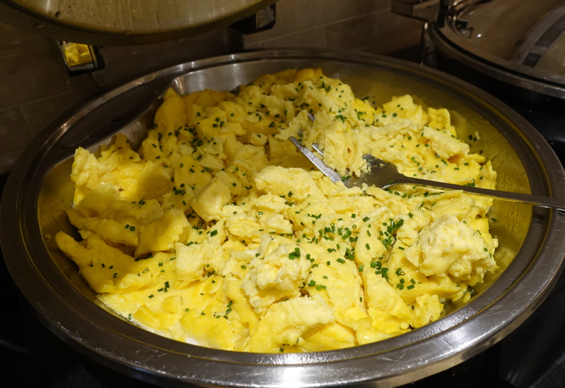 Scrambled Eggs, Fairmont Copley Plaza Gold Floor Club Lounge Review