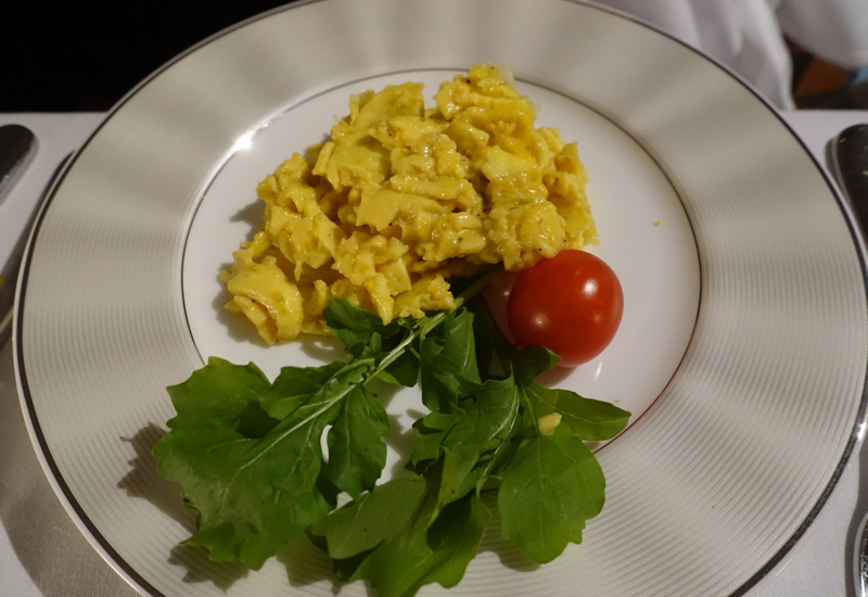 Scrambled Eggs, Etihad First Apartment A380 Review