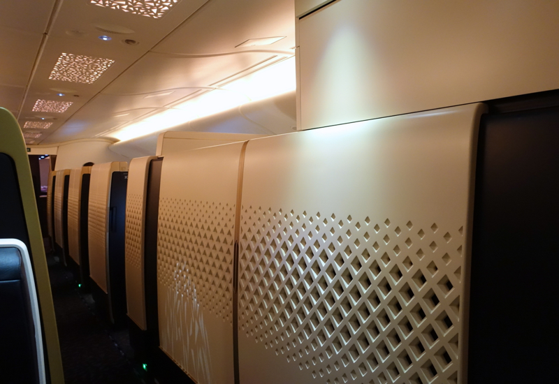 Etihad First Class Cabin, A380 Review