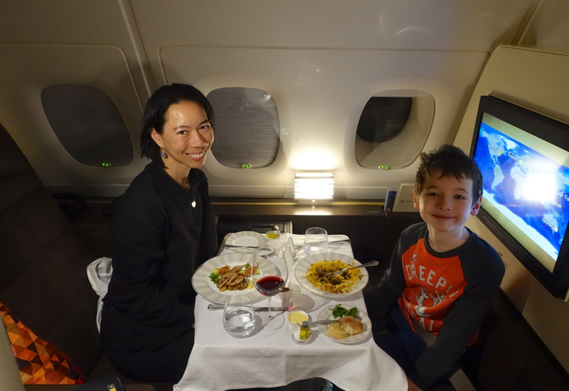 Table for Two, Etihad First Apartment on the A380 Review