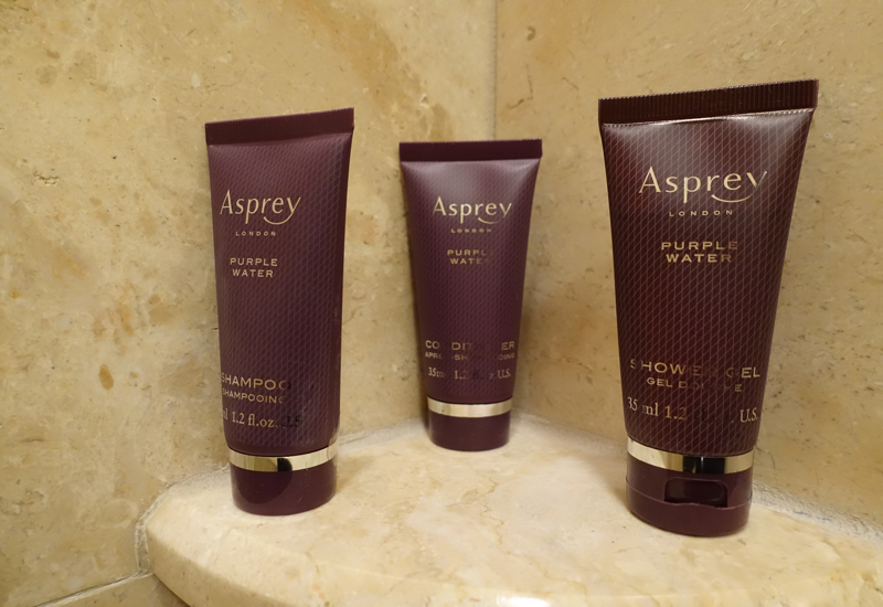 Asprey Bath Products, Ritz-Carlton Boston Review