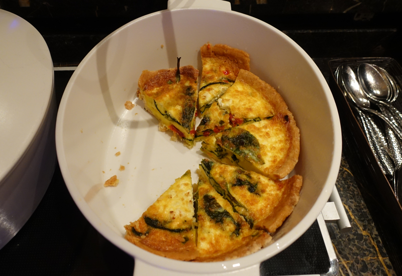 Breakfast Quiche, Club Lounge, Ritz-Carlton Boston Review