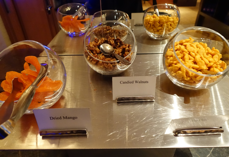 Snacks, Ritz-Carlton Boston Club Lounge Review