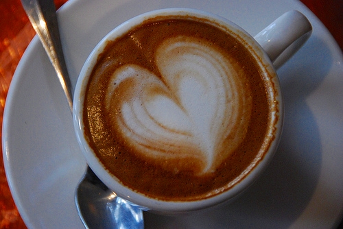 Cappuccino at Bluebird Coffee, NYC