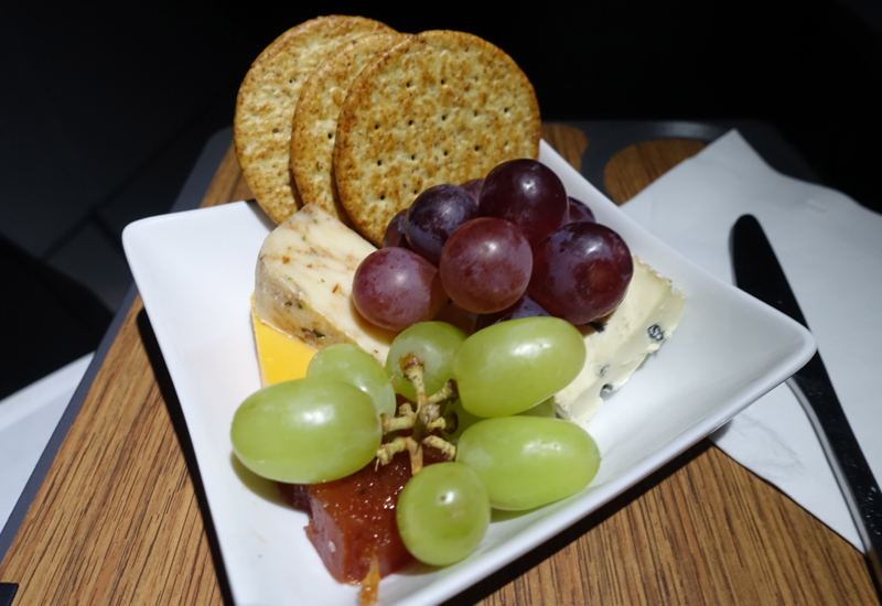 Cheese Plate, American A321 Business Class Review