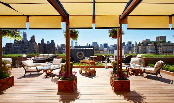 Rooftop Garden, Surrey Hotel, NYC