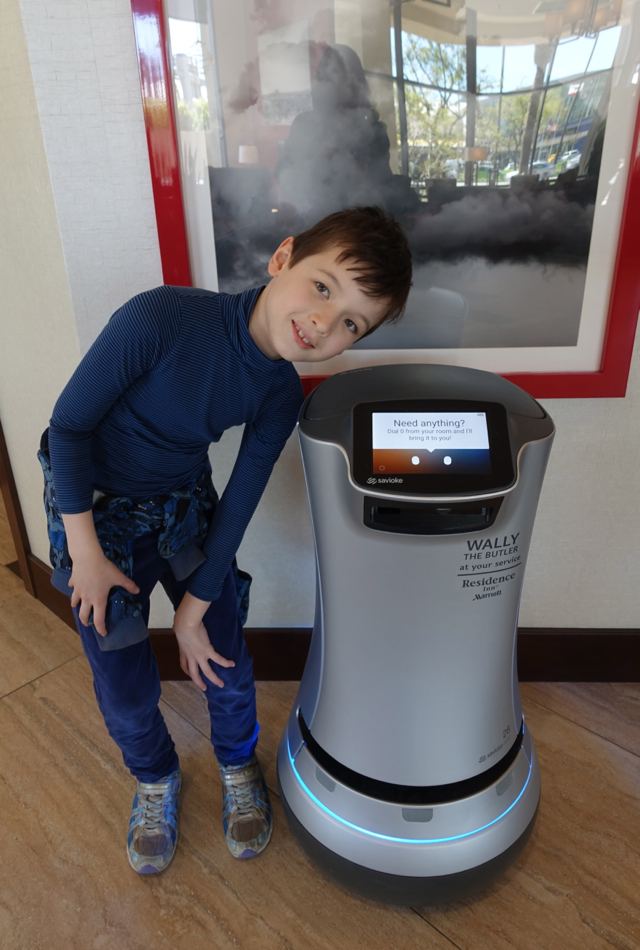 Wally the Robot Butler, Residence Inn LAX Airport Review