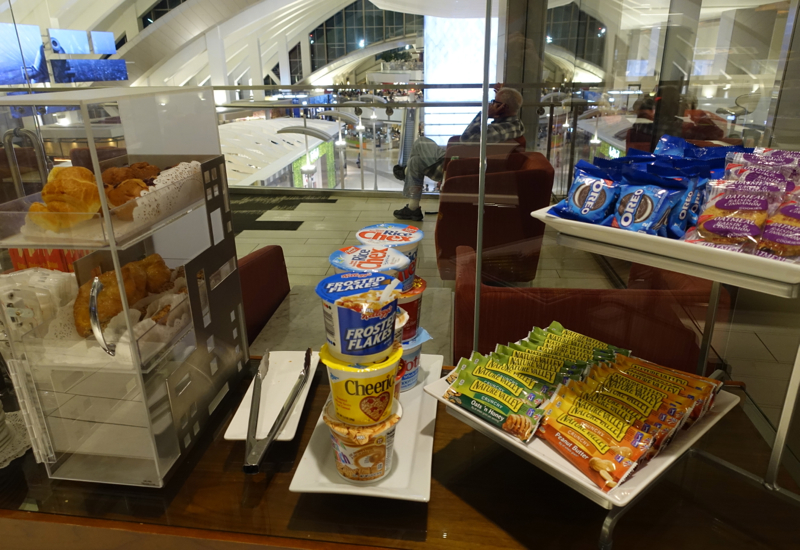 Cereal and Granola Bars, Los Angeles International Lounge Review LAX