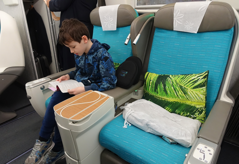 Air Tahiti Nui Business Class Seat Review