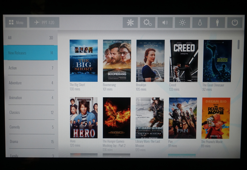 Air Tahiti Nui In Flight Entertainment: New Releases