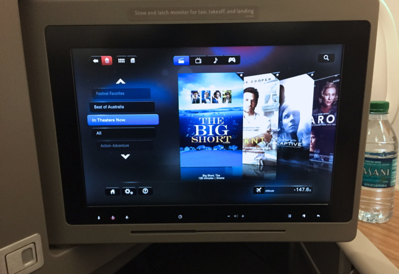 American A321 First Class TV IFE Review