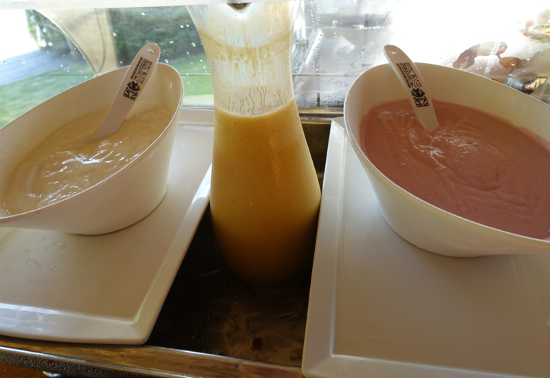Yogurt and Smoothie, Breakfast at Four Seasons Bora Bora