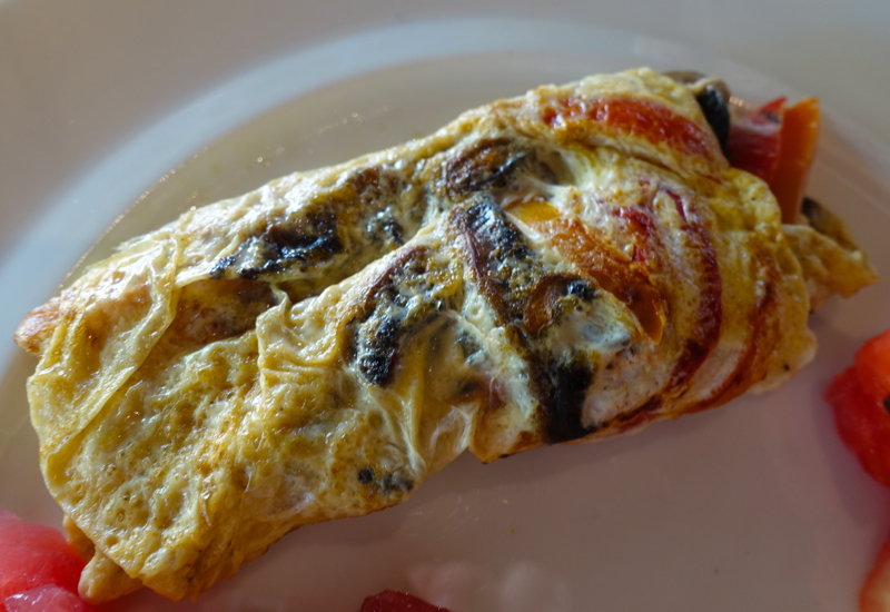 Made to Order Omelet, Breakfast at Four Seasons Bora Bora Review