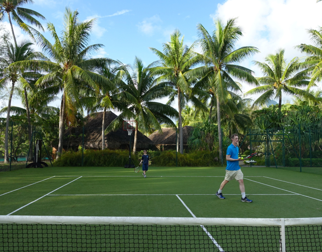 Play Tennis at Four Seasons Bora Bora