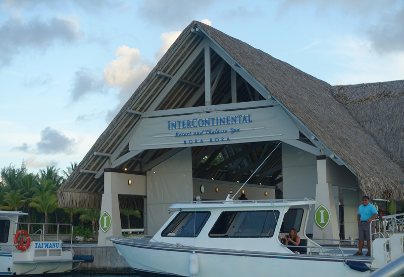 Review-InterContinental Bora Bora-Boat Jetty