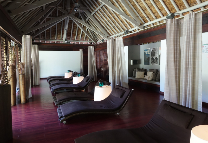 InterContinental Bora Bora Spa Review-Relaxation Room