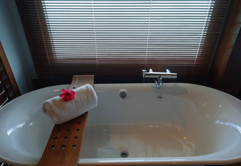 Bathtub, Overwater Villa, InterContinental Bora Bora Review