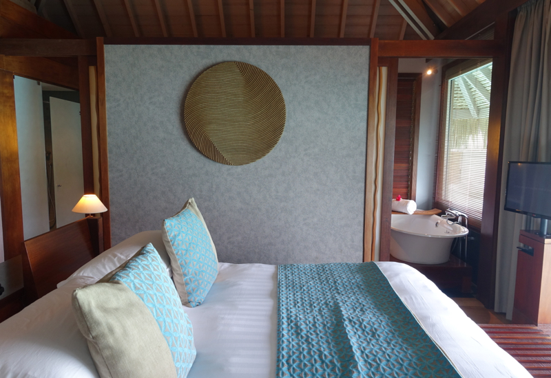 Overwater Villa Bedroom, InterContinental Bora Bora Review