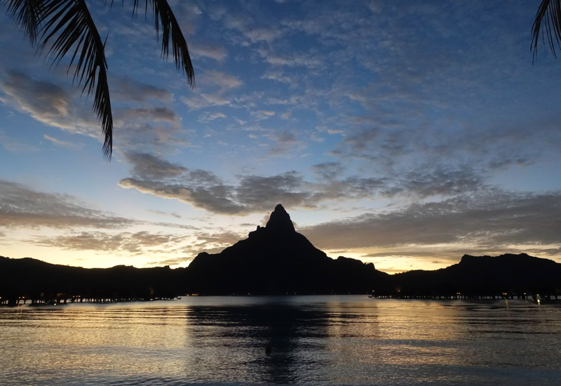 Sunset, InterContinental Bora Bora Thalasso Review