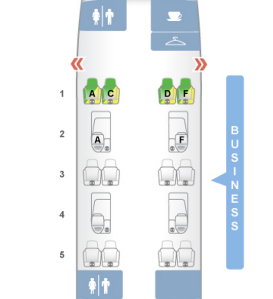 JetBlue Mint Cabin, A321