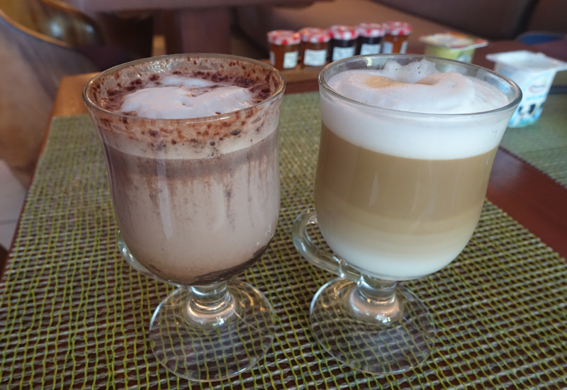 Machine Made Cappuccino and Hot Chocolate, InterContinental Bora Bora Thalasso Review