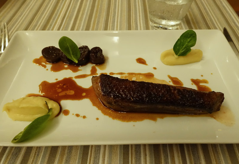 Roasted Duck with Parsnip and Figs, InterContinental Bora Bora Thalasso Review