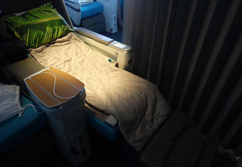 Air Tahiti Nui Business Class Angled Flat Bed Review