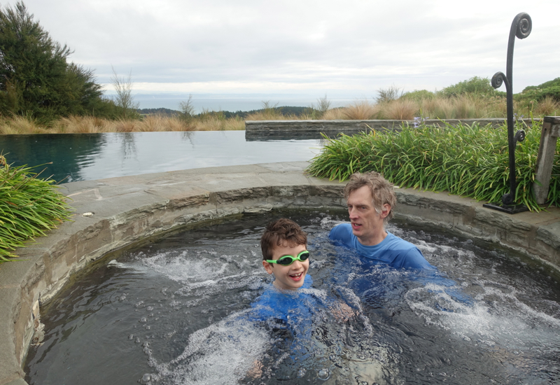 Jacuzzi, The Farm at Cape Kidnappers Review, New Zealand