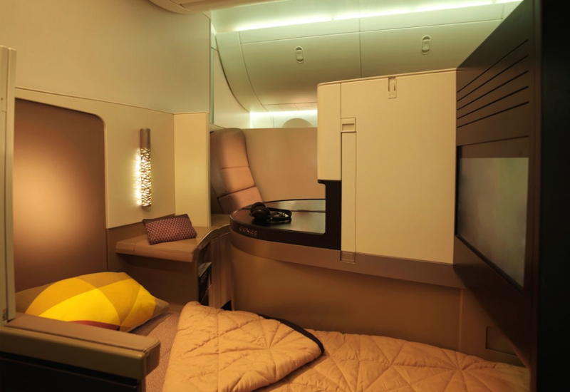 Etihad Business Studio on the A380