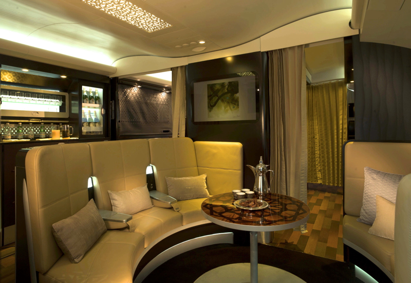 Etihad's The Lobby Lounge for First Apartment and Business Studio Passengers