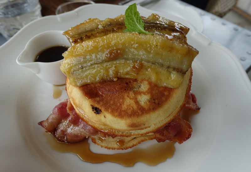 Blueberry Pancakes with Bacon, The Farm at Cape Kidnappers Review