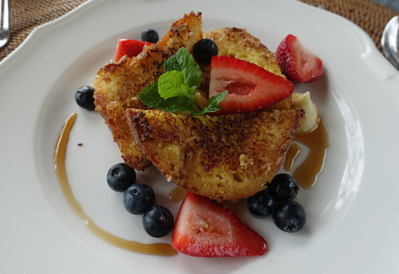 Brioche French Toast, The Farm at Cape Kidnappers Breakfast Review