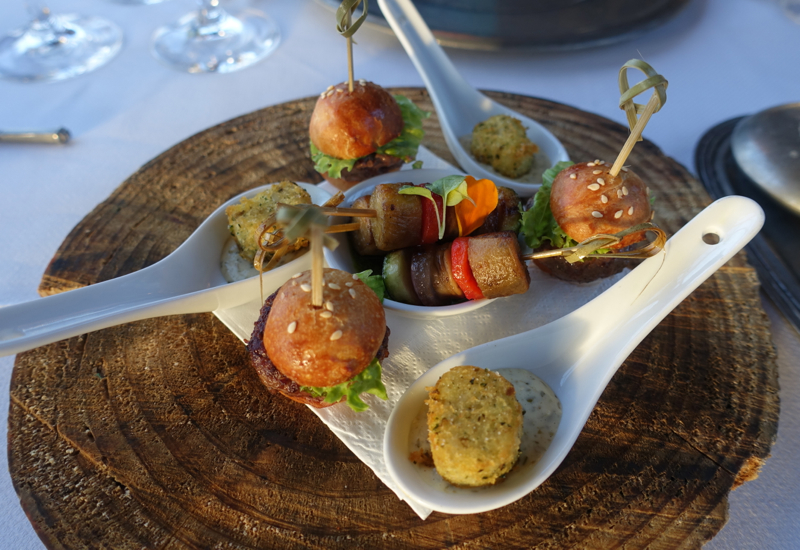 Canapes, The Farm at Cape Kidnappers Dining Review