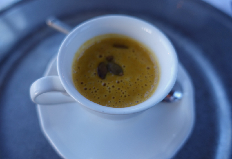 Pumpkin Soup Amuse Bouche, The Farm at Cape Kidnappers Restaurant Review